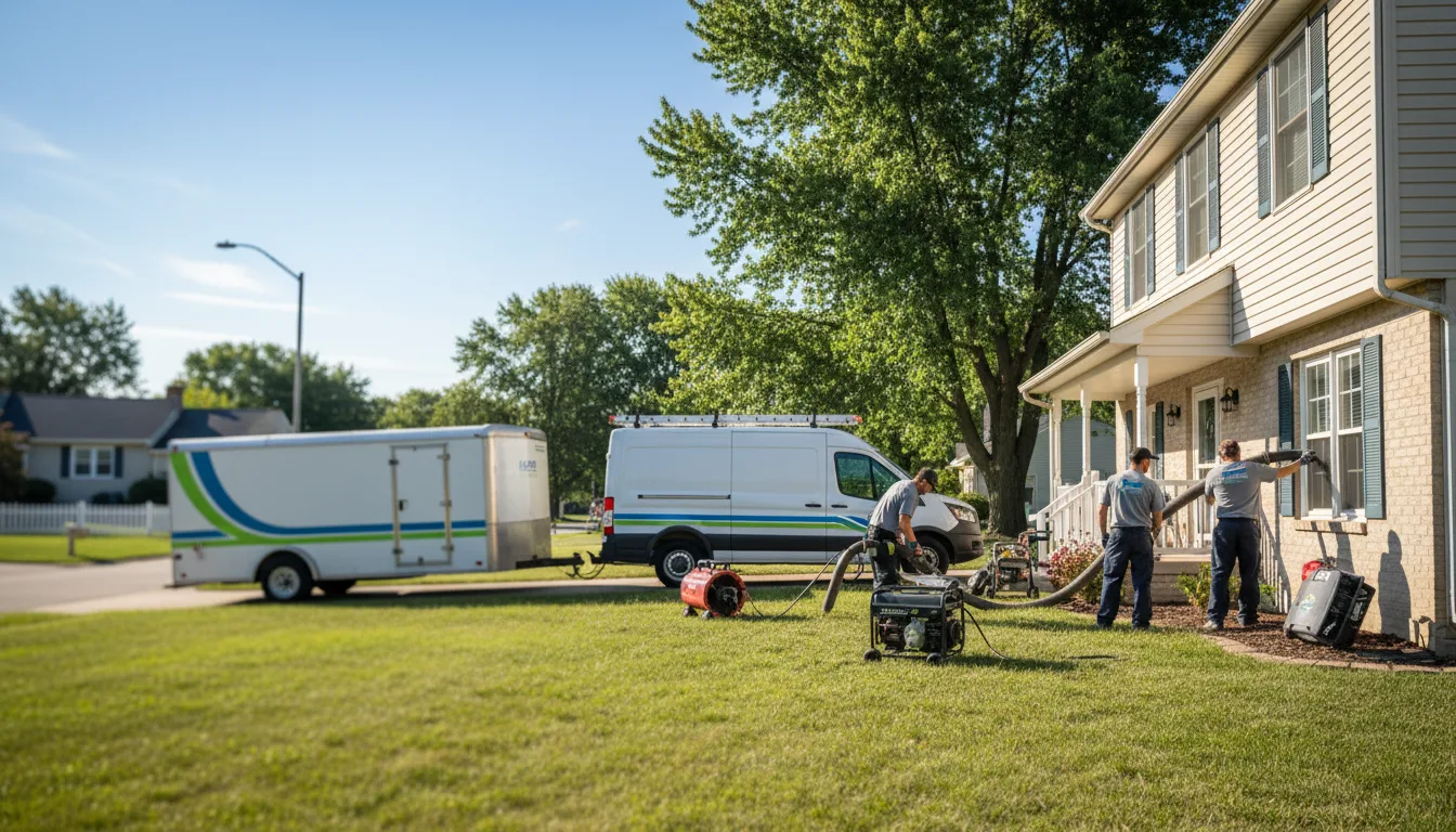 Flooded Basement Restoration And Cleanup With Repair in Millcreek, IL near me